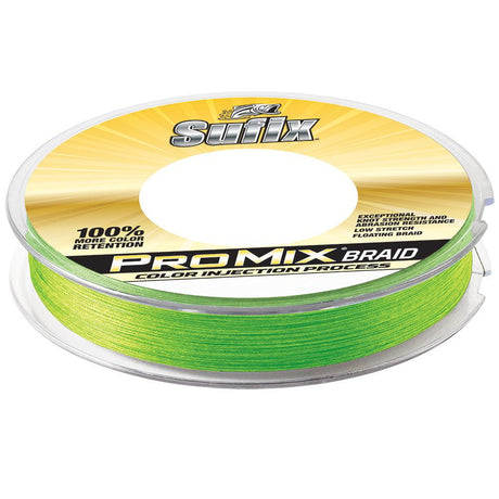 Sufix ProMix Braid - 10lb - Neon Lime - 300 yds - Kesper Supply