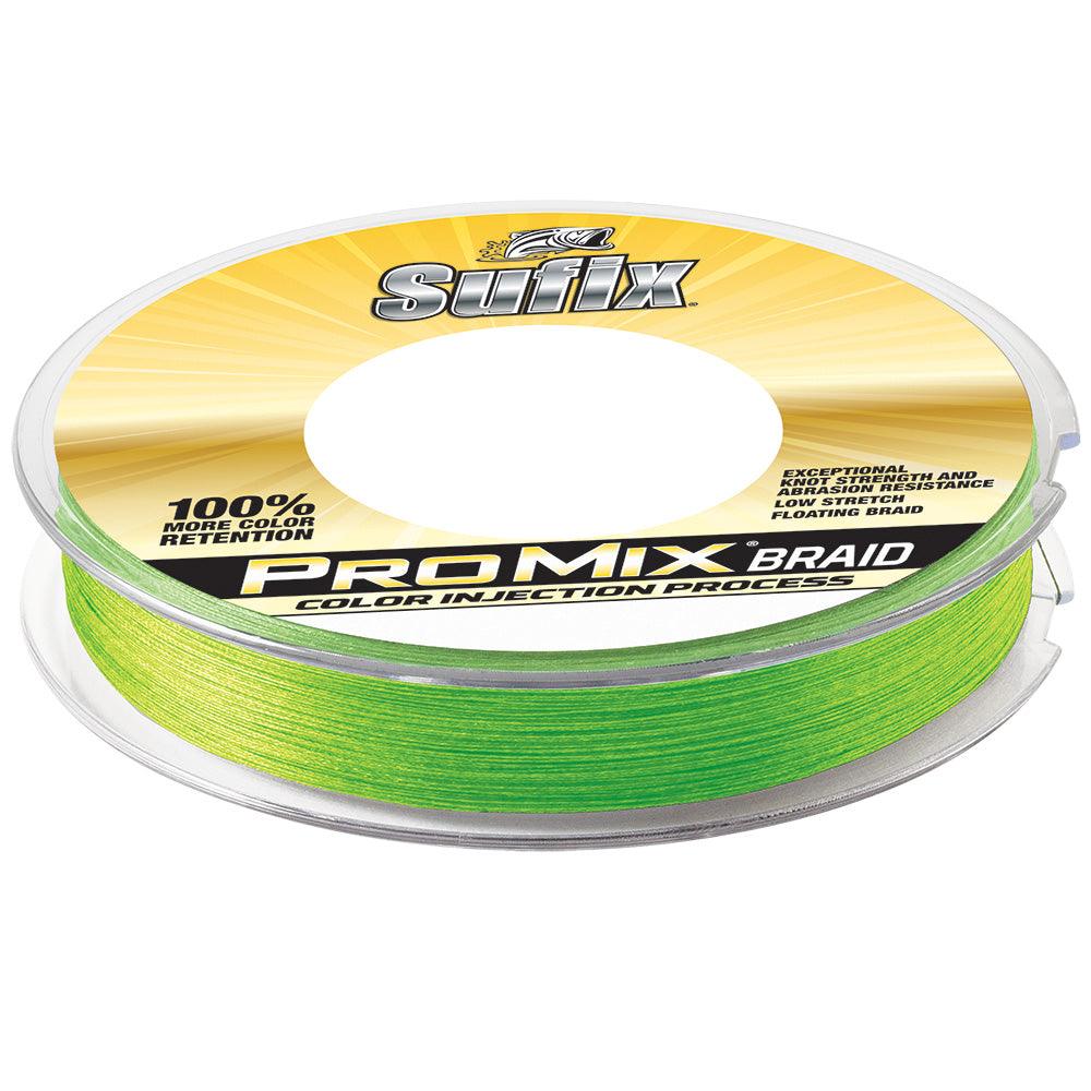 Sufix ProMix Braid - 15lb - Neon Lime - 300 yds - Kesper Supply