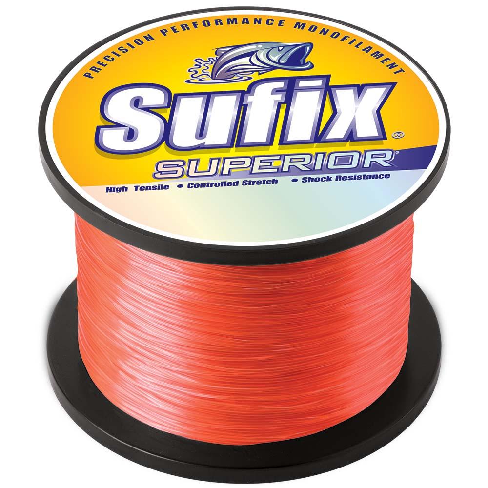 Sufix Superior Neon Fire Monofilament - 12lb - 1100 yds - Kesper Supply