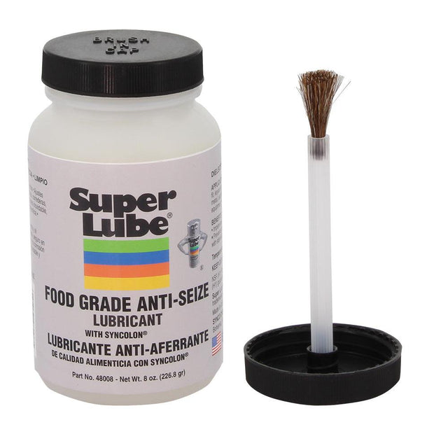 Super Lube Food Grade Anti-Seize w/Syncolon - 8oz Brush Bottle - Kesper Supply