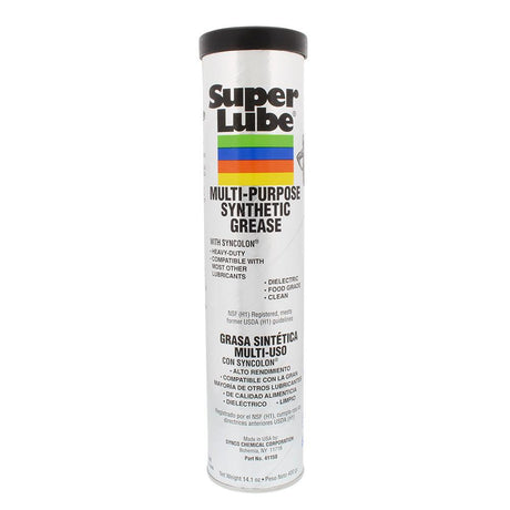 Super Lube Multi-Purpose Synthetic Grease w/Syncolon - 14.1oz Cartridge - Kesper Supply