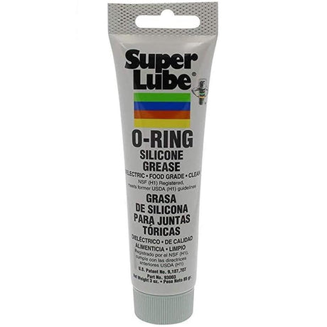 Super Lube O-Ring Silicone Grease - 3oz Tube - Kesper Supply