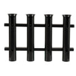 TACO 4-Rod Poly Rod Rack - Black - Kesper Supply