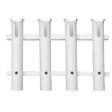 TACO 4-Rod Poly Rod Rack - White - Kesper Supply