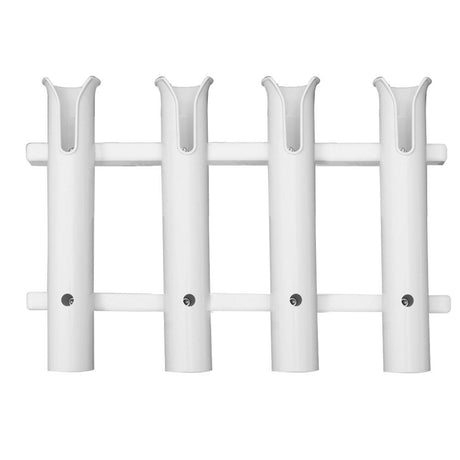 TACO 4-Rod Poly Rod Rack - White - Kesper Supply