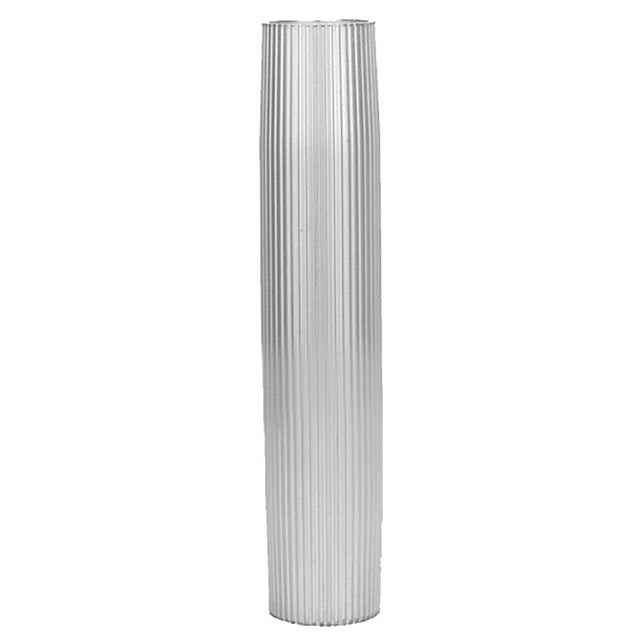 TACO Aluminum Ribbed Table Pedestal - 2-3/8" O.D. - 26" Length - Kesper Supply