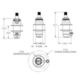 TACO Grand Slam 800 VHF Antenna Mount - Kesper Supply