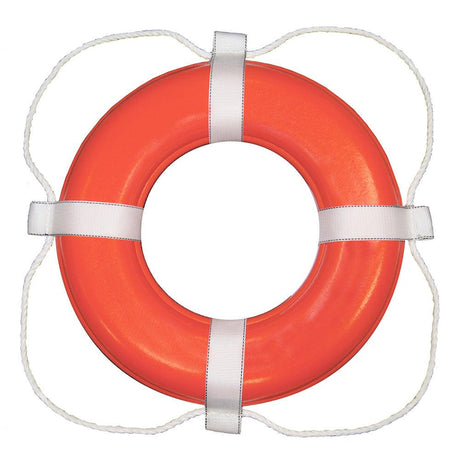 Taylor Made Foam Ring Buoy - 24" - Orange w/White Grab Line - Kesper Supply