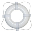 Taylor Made Foam Ring Buoy - 24" - White w/White Grab Line - Kesper Supply