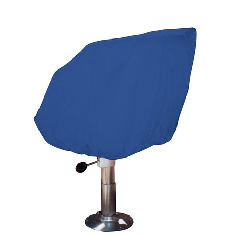 Taylor Made Helm/Bucket/Fixed Back Boat Seat Cover - Rip/Stop Polyester Navy - Kesper Supply