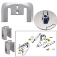 Tecnoseal Anode Kit w/Hardware - Mercury Bravo 2-3 up to 2003 - Magnesium - Kesper Supply