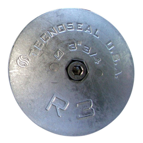 Tecnoseal R3 Rudder Anode - Zinc - 3-3/4" Diameter - Kesper Supply