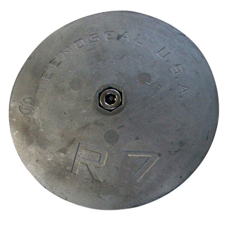 Tecnoseal R7 Rudder Anode - Zinc - 6-1/2" Diameter - Kesper Supply