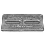 Tecnoseal Rectangular Zinc Plate Anode w/Inserts - 12" x 6" x 1" - Kesper Supply