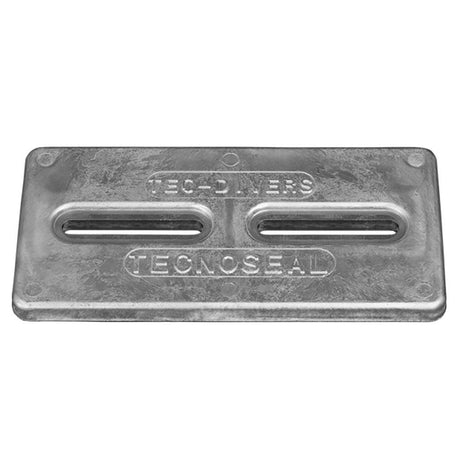 Tecnoseal Rectangular Zinc Plate Anode w/Inserts - 12" x 6" x 1" - Kesper Supply