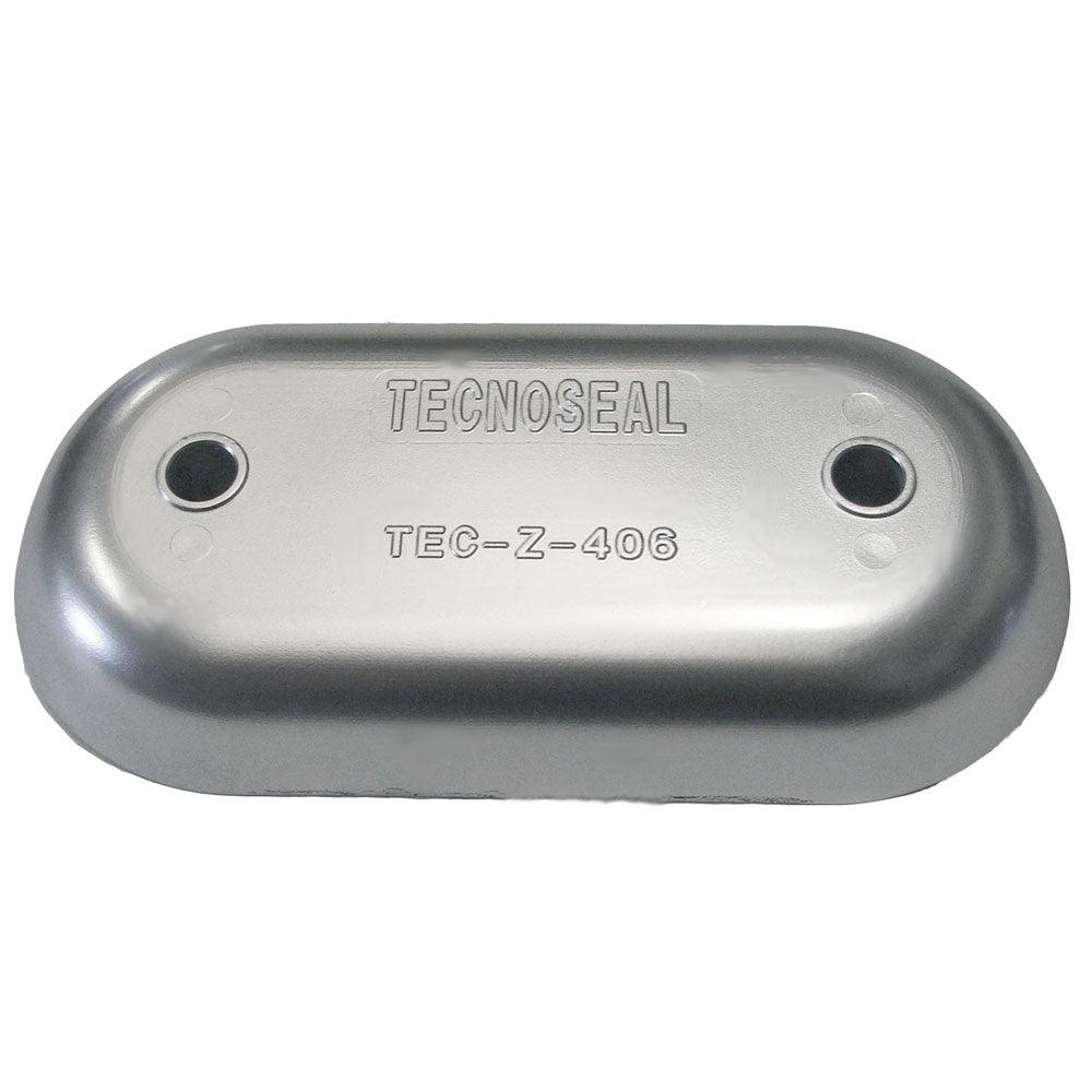 Tecnoseal Z406 Hull Plate Anode - Zinc - Kesper Supply