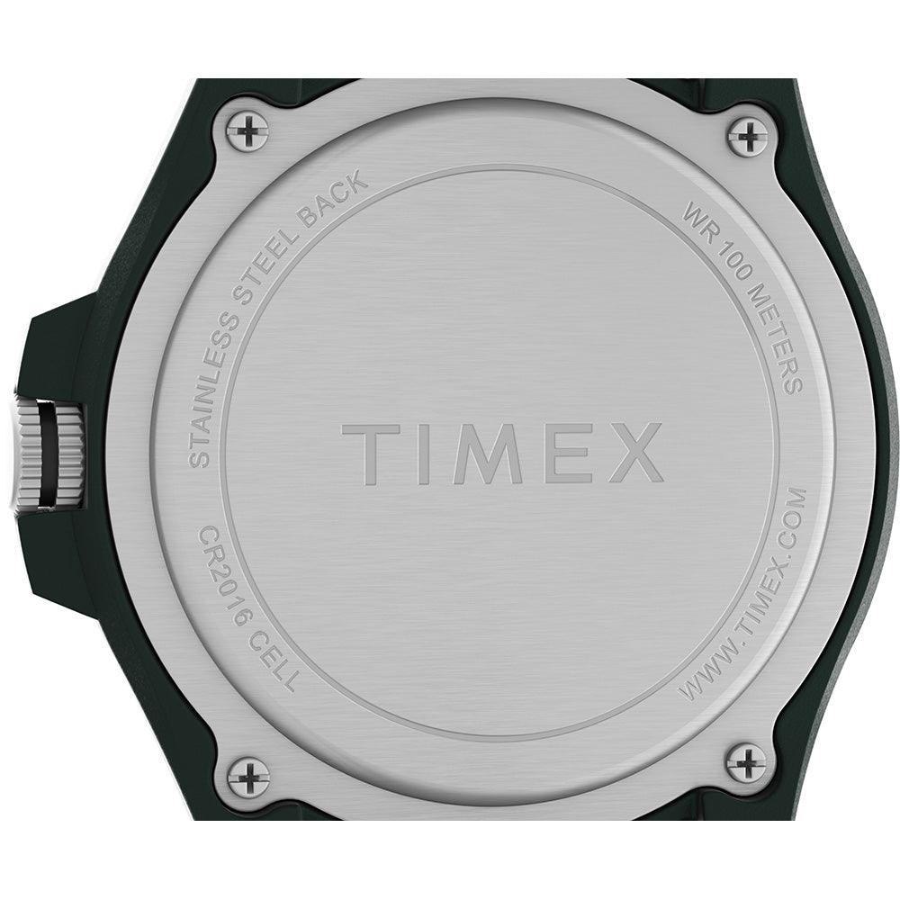 Timex Expedition Acadia Rugged Black Resin Case - Natural Dial - Brown/Black Fabric Strap - Kesper Supply