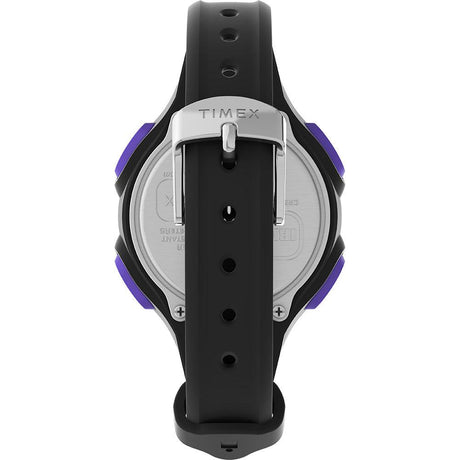 Timex Ironman Women&#39;s Essentials 30 - Black Case - Purple Button - Kesper Supply