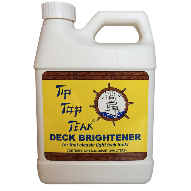 Tip Top Teak Deck Brightener - Quart - Kesper Supply