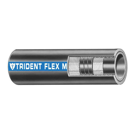 Trident Marine 1" x 50' Coil Flex Marine Wet Exhaust & Water Hose - Black - Kesper Supply