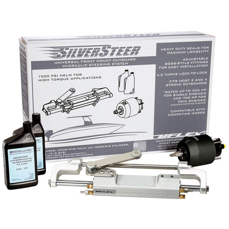 Uflex SilverSteer Front Mount Outboard Hydraulic Steering System - UC130 V2 - Kesper Supply
