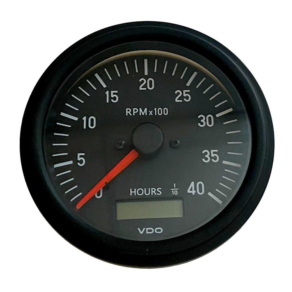 VDO Cockpit International Gen II 4K RPM Tachometer w/Hourmeter - Kesper Supply