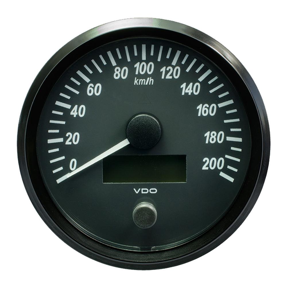 VDO SingleViu 100mm (4") Speedometer - 200 KM/H - Kesper Supply