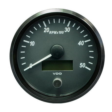 VDO SingleViu 100mm (4") Tachometer - 5000 RPM - Kesper Supply