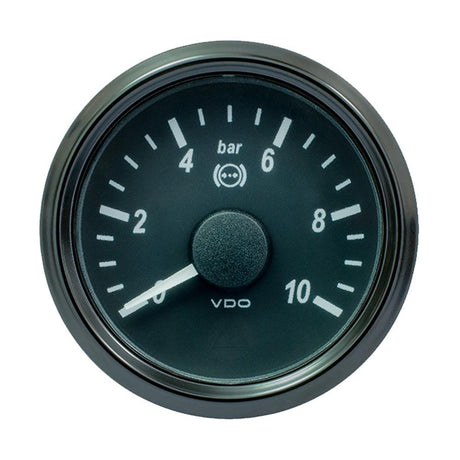 VDO SingleViu 52mm (2-1/16") Brake Pressure Gauge - 15 Bar - 0-180 Ohm - Kesper Supply