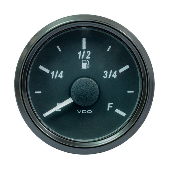 VDO SingleViu 52mm (2-1/16") Fuel Level Gauge - E/F Scale - 0-180 Ohm - Kesper Supply