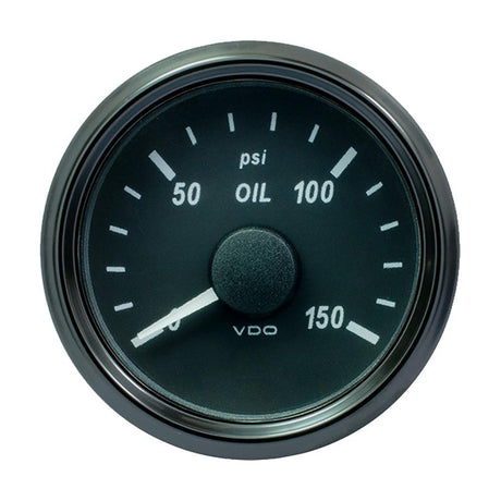 VDO SingleViu 52mm (2-1/16") Oil Pressure Gauge - 150 PSI - Kesper Supply