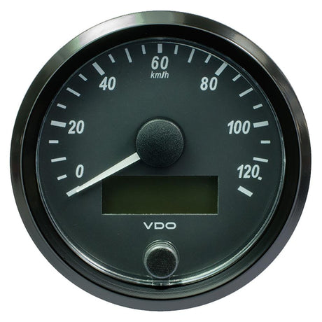 VDO SingleViu 80mm (3-1/8") Speedometer - 120 KM/H - Kesper Supply