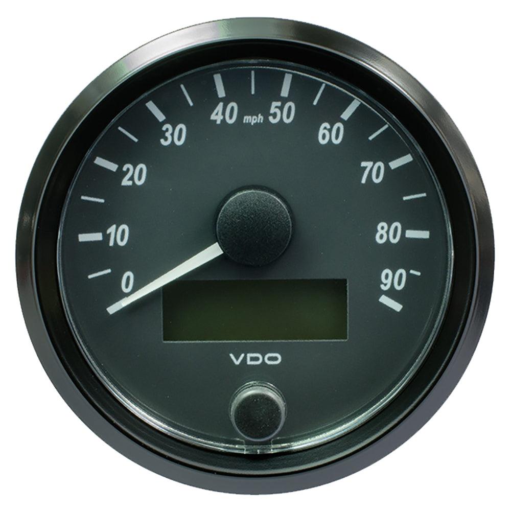 VDO SingleViu 80mm (3-1/8") Speedometer - 90MPH - Kesper Supply