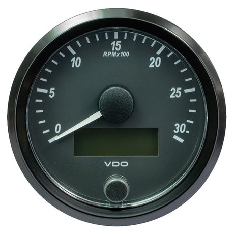 VDO SingleViu 80mm (3-1/8") Tachometer - 3000 RPM - Kesper Supply