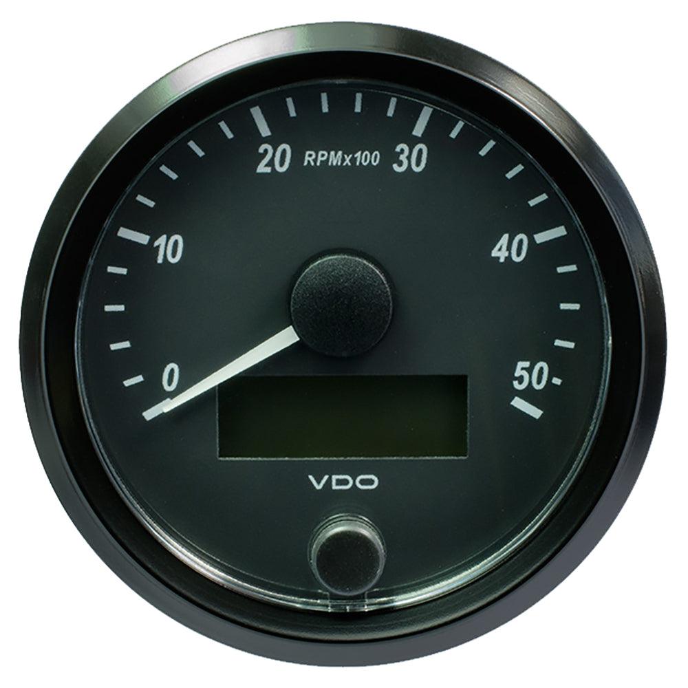 VDO SingleViu 80mm (3-1/8") Tachometer - 5000 RPM - Kesper Supply