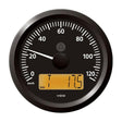 Veratron 3-3/8" (85 mm) ViewLine Speedometer - 0 to 120 KMH - 12/24V - Black Dial & Triangular Bezel - Kesper Supply