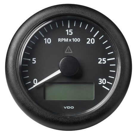 Veratron 3-3/8" (85MM) ViewLine Tachometer w/Multi-Function Display - 0 to 3000 RPM - Black Dial & Bezel - Kesper Supply