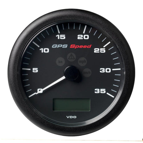 Veratron 4-1/4" (110MM) ViewLine GPS Speedometer 0-35 KNOTS/KMH/MPH - 8 to 16V Black Dial & Bezel - Kesper Supply