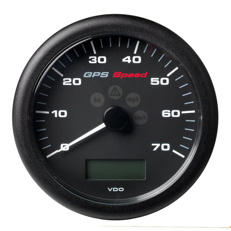 Veratron 4-1/4" (110MM) ViewLine GPS Speedometer 0-70 KNOTS/KMH/MPH - 8 to 16V Black Dial & Bezel - Kesper Supply