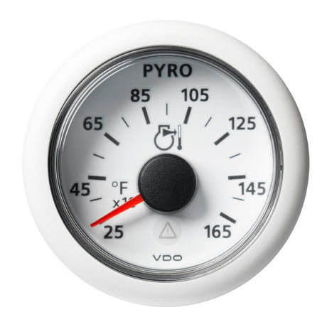 Veratron 52 MM (2-1/16") ViewLine Pyrometer - 250° to 1650°F - White Dial & Bezel - Kesper Supply