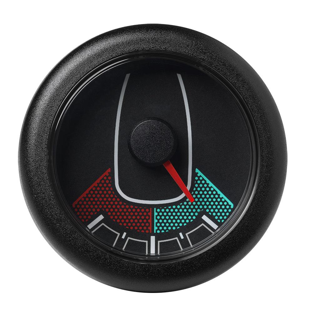 Veratron 52MM (2-1/16") OceanLink Rudder Angle Gauge - Left/Right - Black Dial & Bezel - Kesper Supply