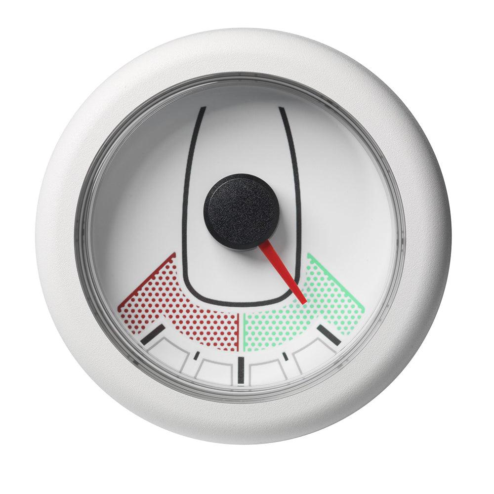 Veratron 52MM (2-1/16") OceanLink Rudder Angle Gauge - Left/Right - White Dial & Bezel - Kesper Supply