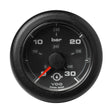 Veratron 52MM (2-1/16") OceanLink Transmission Oil Pressure Gauge - 30 Bar/440 PSI - Black Dial & Bezel - Kesper Supply