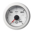 Veratron 52MM (2-1/16") OceanLink Transmission Oil Pressure Gauge - 30 Bar/440 PSI - White Dial & Bezel - Kesper Supply