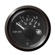 Veratron 52MM (2-1/16") ViewLine Boost Pressure Gauge 2 Bar/30 PSI - Black Dial & Triangular Bezel - Kesper Supply