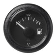 Veratron 52MM (2-1/16") ViewLine Fuel Level Gauge Empty/Full - 240-33.5 OHM - Black Dial & Round Bezel - Kesper Supply