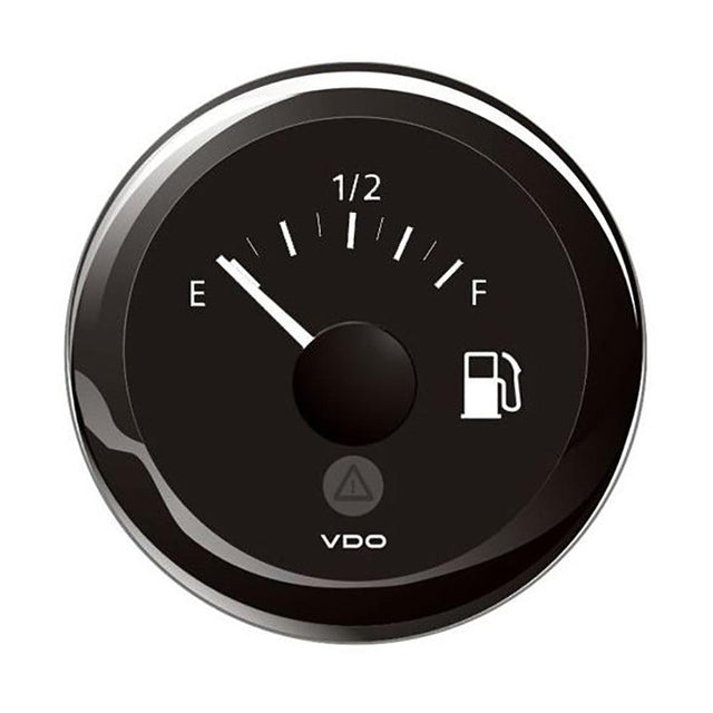 Veratron 52MM (2-1/16") ViewLine Tank Level Gauge E/F - 3-180 Ohm - Black Dial & Bezel - Kesper Supply