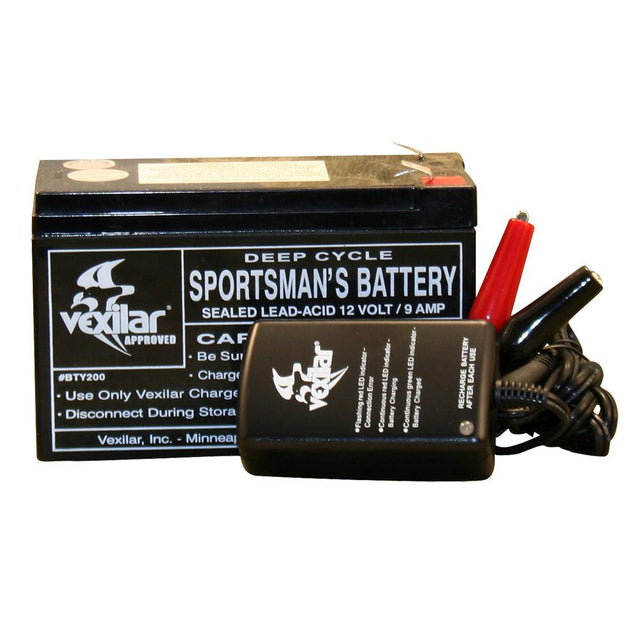 Vexilar Battery & Charger - Kesper Supply