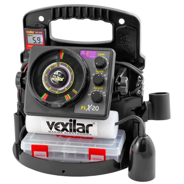 Vexilar FLX-20 Pro Pack II w/12° Ice Ducer & DD-100 - Kesper Supply