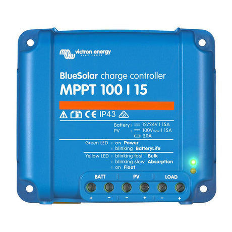 Victron BlueSolar MPPT Charge Controller - 100V - 15AMP - UL Approved - Kesper Supply